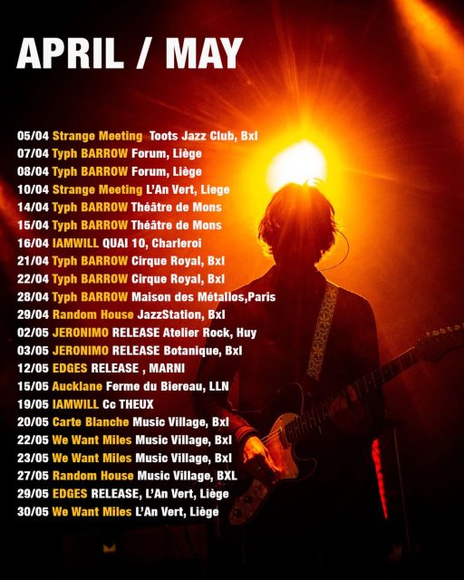 Des belles choses ❤️

@iamwill.music @jeromemardaga @typhbarrow @aucklane #gvedges 

#jazzisnotdead #rockisnotdead 

📸 @forbidden_colours_